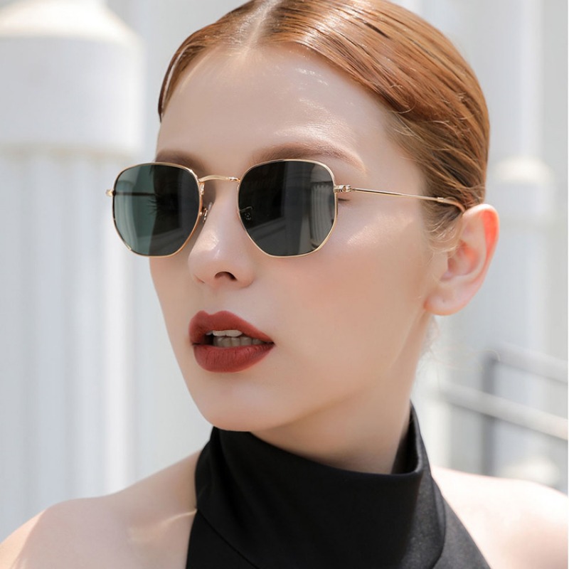 Designer Sunglasses - 라운드 펑크 선글라스 남성용 명품 브랜드