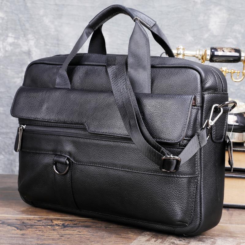 Leather Briefcase - 남자에 대 한 큰 남자의 정품
