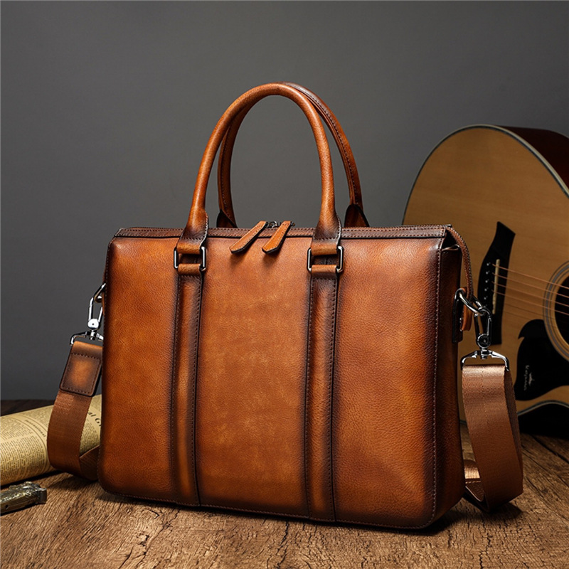 Leather Briefcase - 예티즈 비즈니스 최고급 가죽 서류 가방