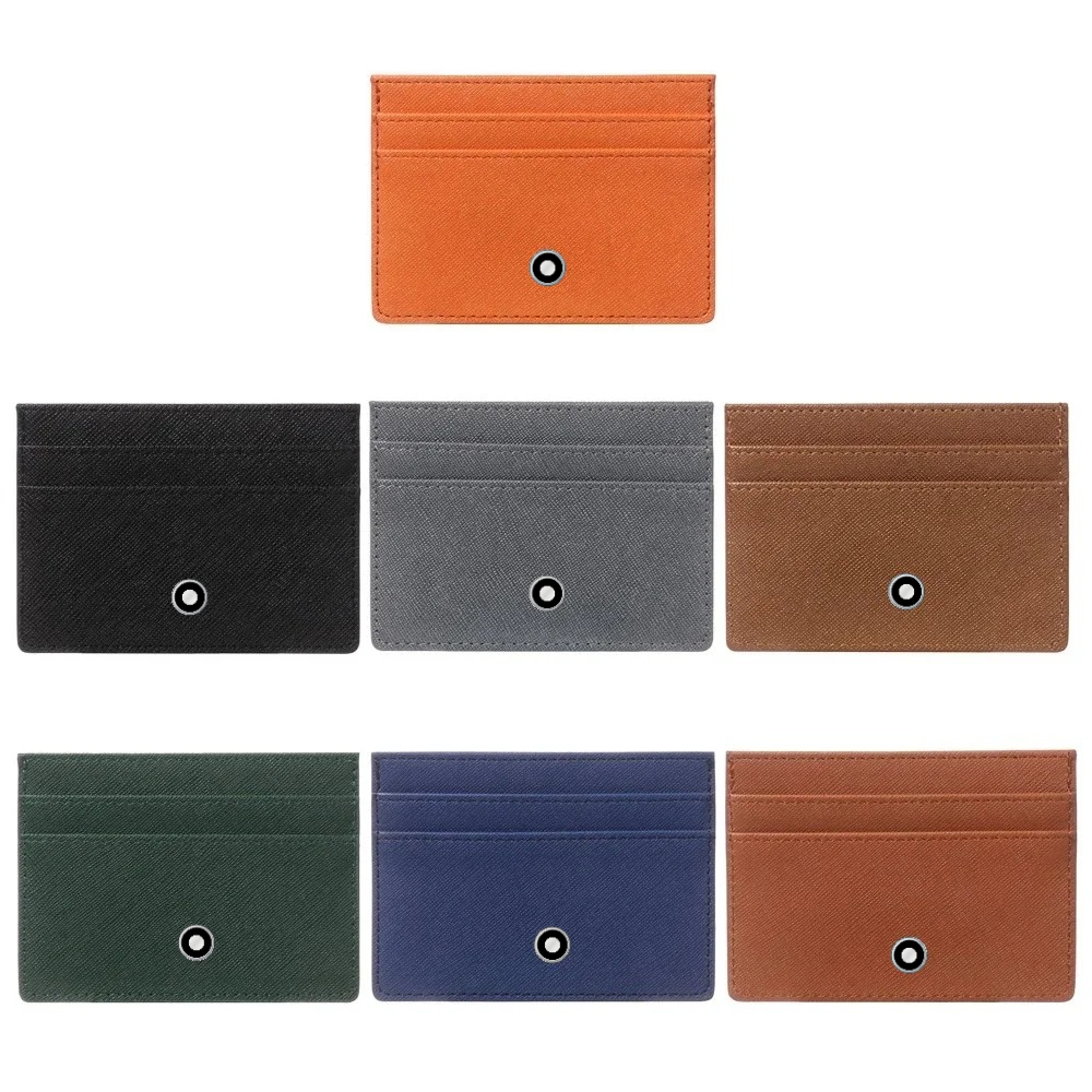 Leather Wallet Men - 미니멀리스트 여성 남성 가죽 슬림 지갑