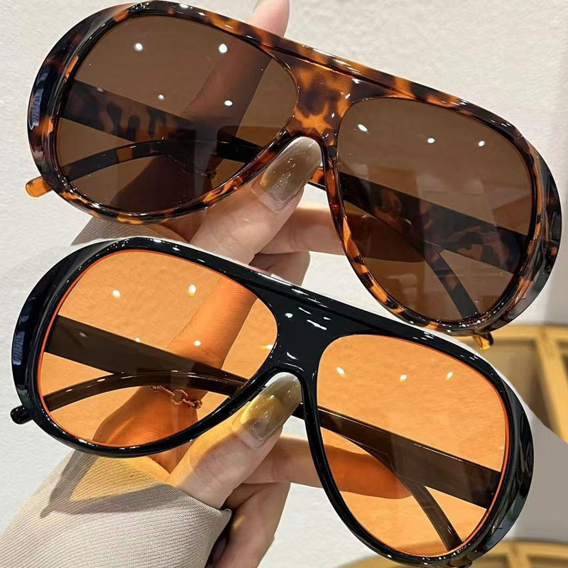 Sunglasses Uv400 - 오버사이즈 선글라스 여성 패션 럭셔리 빅