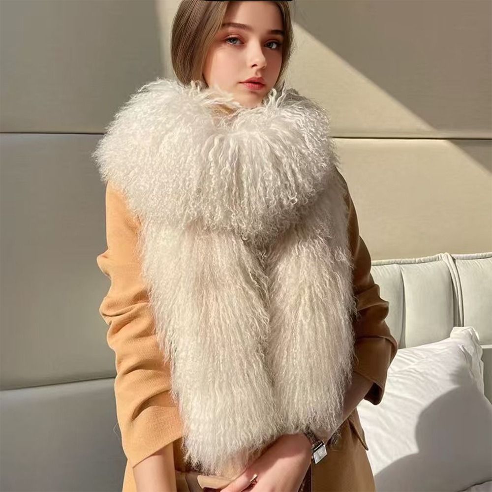Cashmere Scarf - 180CM 인조 양털 스카프 양면 전체
