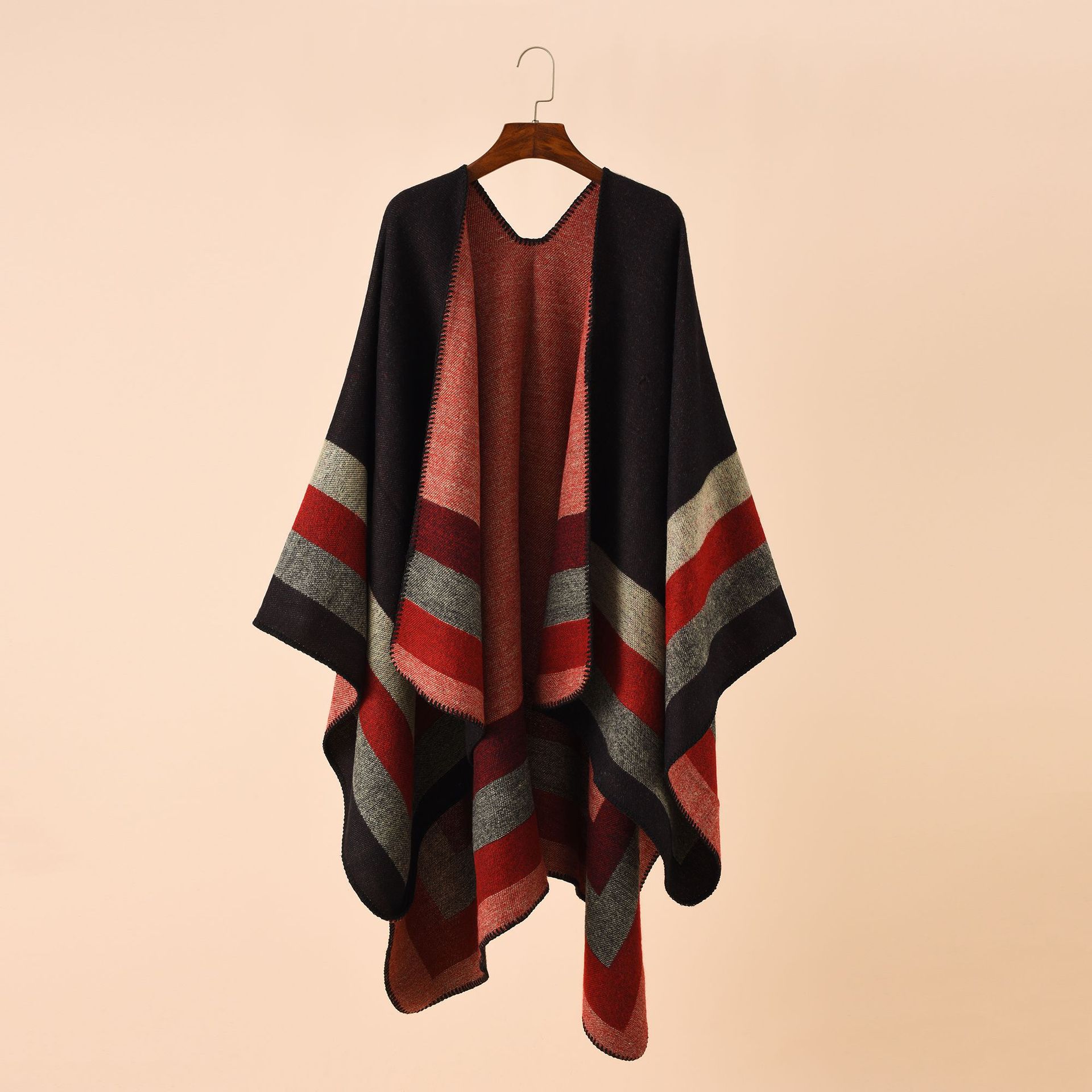 2024 새로운 패션 겨울 따뜻한 격자 무늬 판초와 여 - Cashmere Scarf 리뷰 및 가격