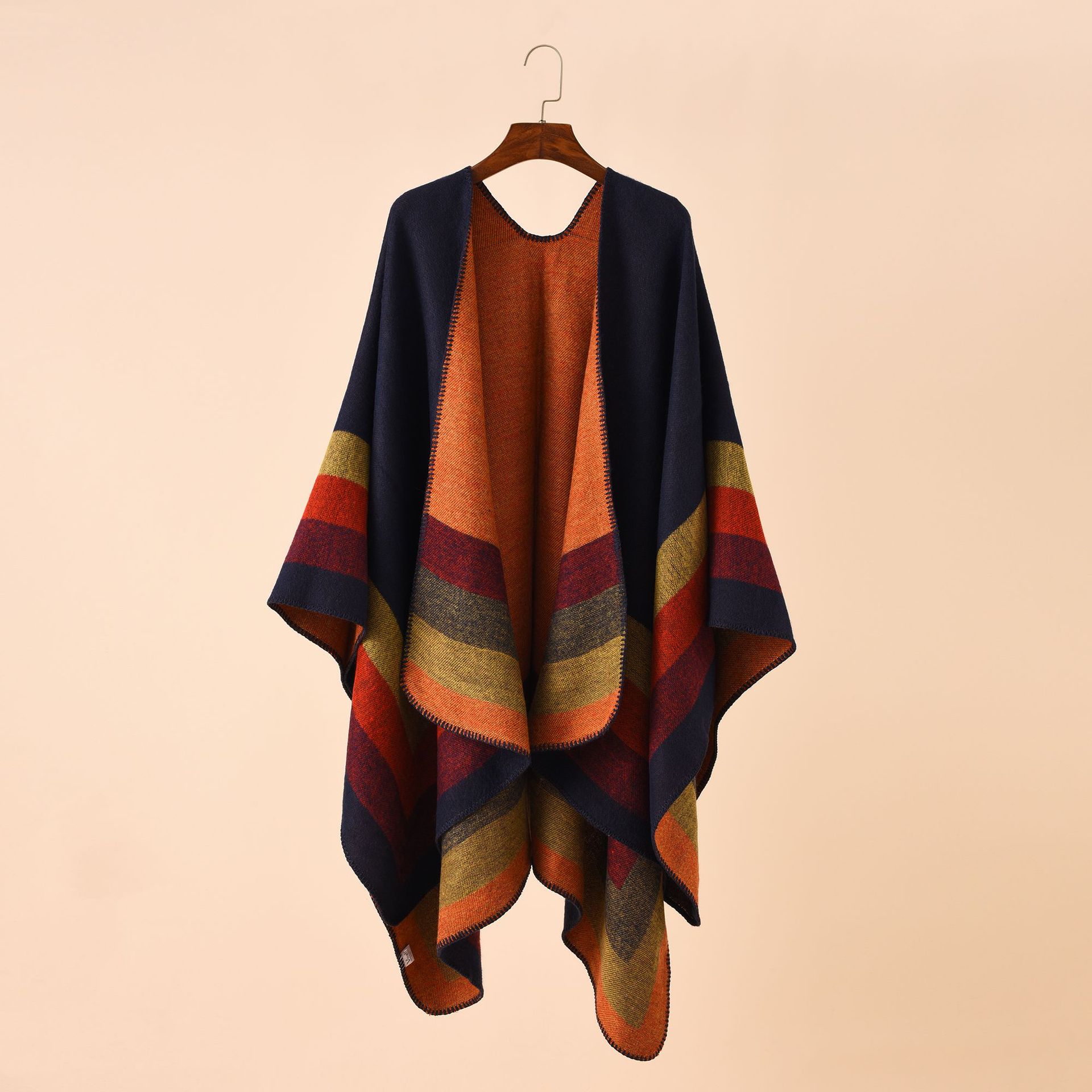 2024 새로운 패션 겨울 따뜻한 격자 무늬 판초와 여 - Cashmere Scarf 리뷰 및 가격