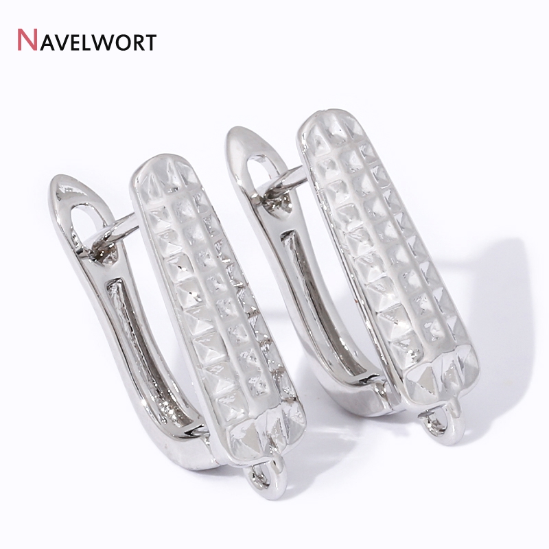 18K 금도금 귀걸이 부자재, 기본형 연결 부품, 황동 - Gold Plated Jewelry 리뷰 및 가격