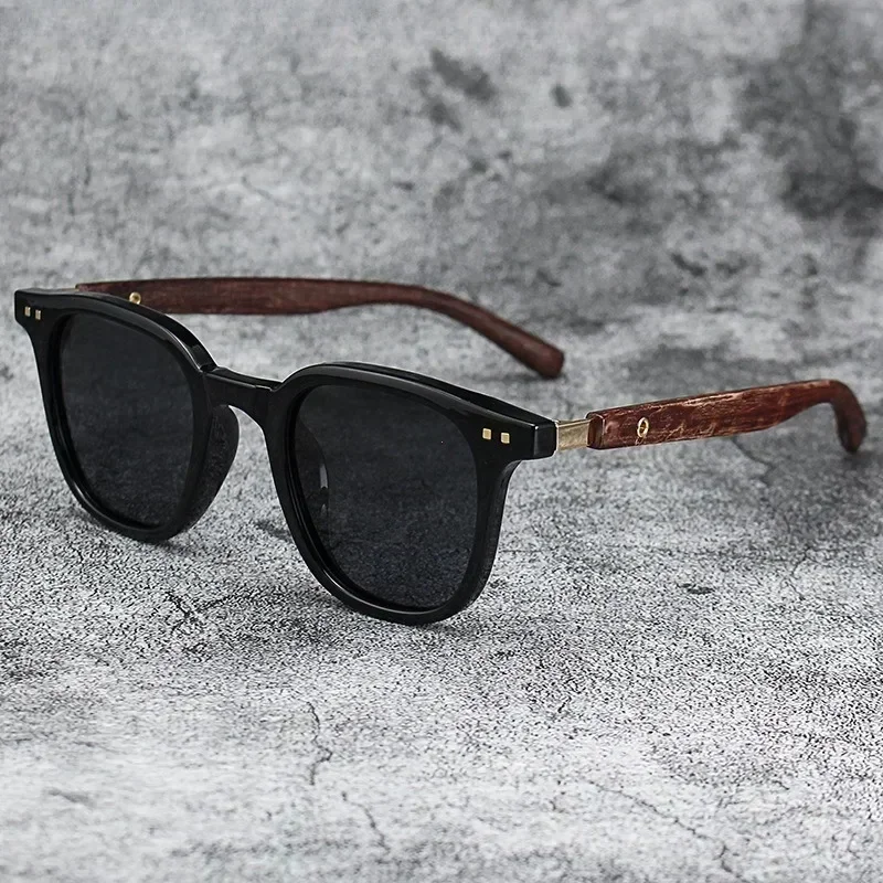 남성용, 여성용 트렌디한 레트로 스타일의 나무 무늬 선 - Sunglasses Uv400 리뷰 및 가격