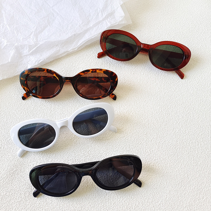 여성용 빈티지 소형 타원형 선글라스, 새로운 패션 브랜 - Designer Sunglasses 리뷰 및 가격
