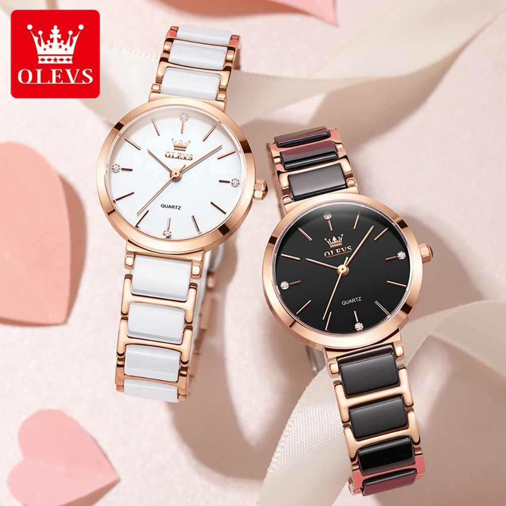 OLEVS 여성 시계 5877 고급스러운 우아한 쿼츠  - Luxury Gift Set 리뷰 및 가격