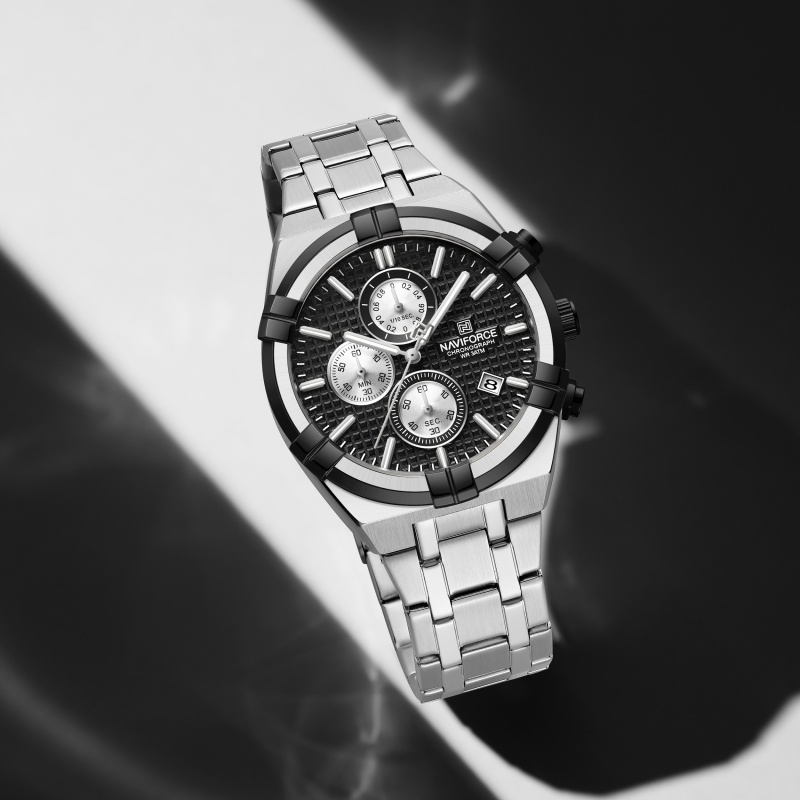 나비포스 남성용 쿼츠 크로노그래프 시계, 방수 기능,  - Luxury Watch Men 리뷰 및 가격