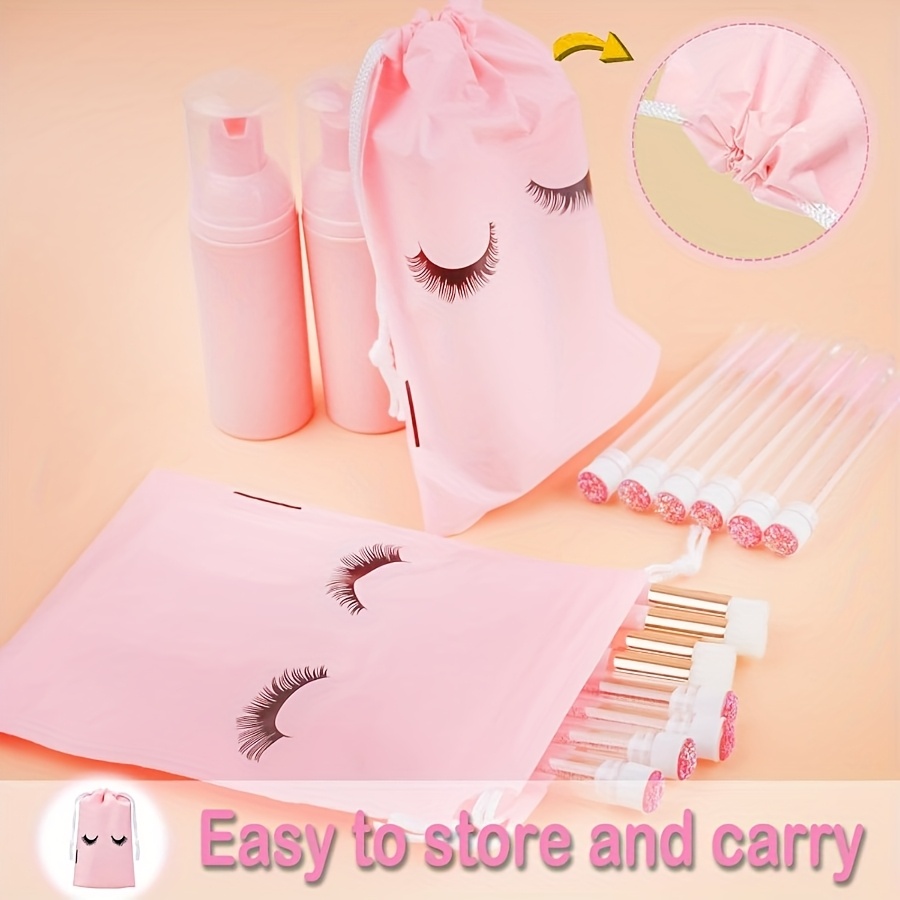 20개 속눈썹 관리 키트 - 5개 폼 펌프 + 5개 디 - Travel Luggage Set 리뷰 및 가격
