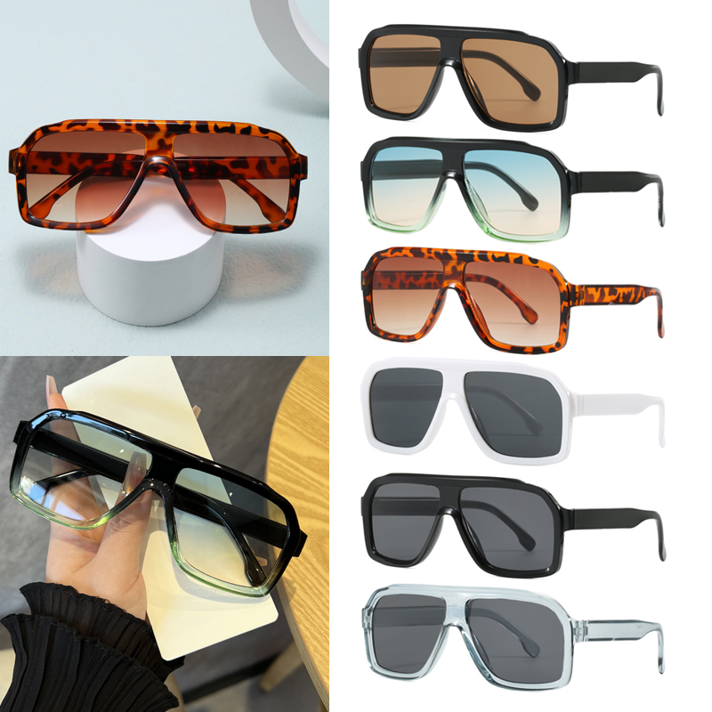 오버사이즈 사각형 빛 차단 안경 남녀 공용 두꺼운 프레 - Designer Sunglasses 리뷰 및 가격