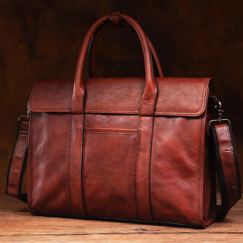 야채 무두질 가죽 핸드백 남성용 메신저 백 서류 가방  - Leather Briefcase 리뷰 및 가격
