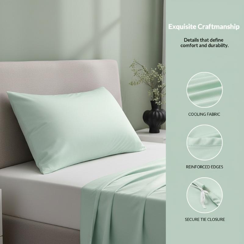 신제품! 여름용 냉감 아이스 실크 베개커버 통기성 에어 - Silk Pillowcase 리뷰 및 가격