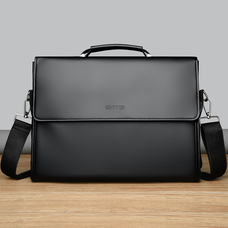 남성 비즈니스 캐주얼 핸드백 숄더백 크로스백 가죽 핸드 - Leather Briefcase 리뷰 및 가격