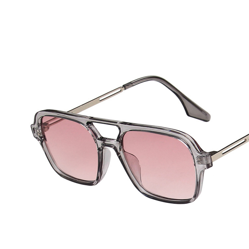 레트로 스타일의 더블 브리지 선글라스, 여성용, 핑크  - Sunglasses Uv400 리뷰 및 가격