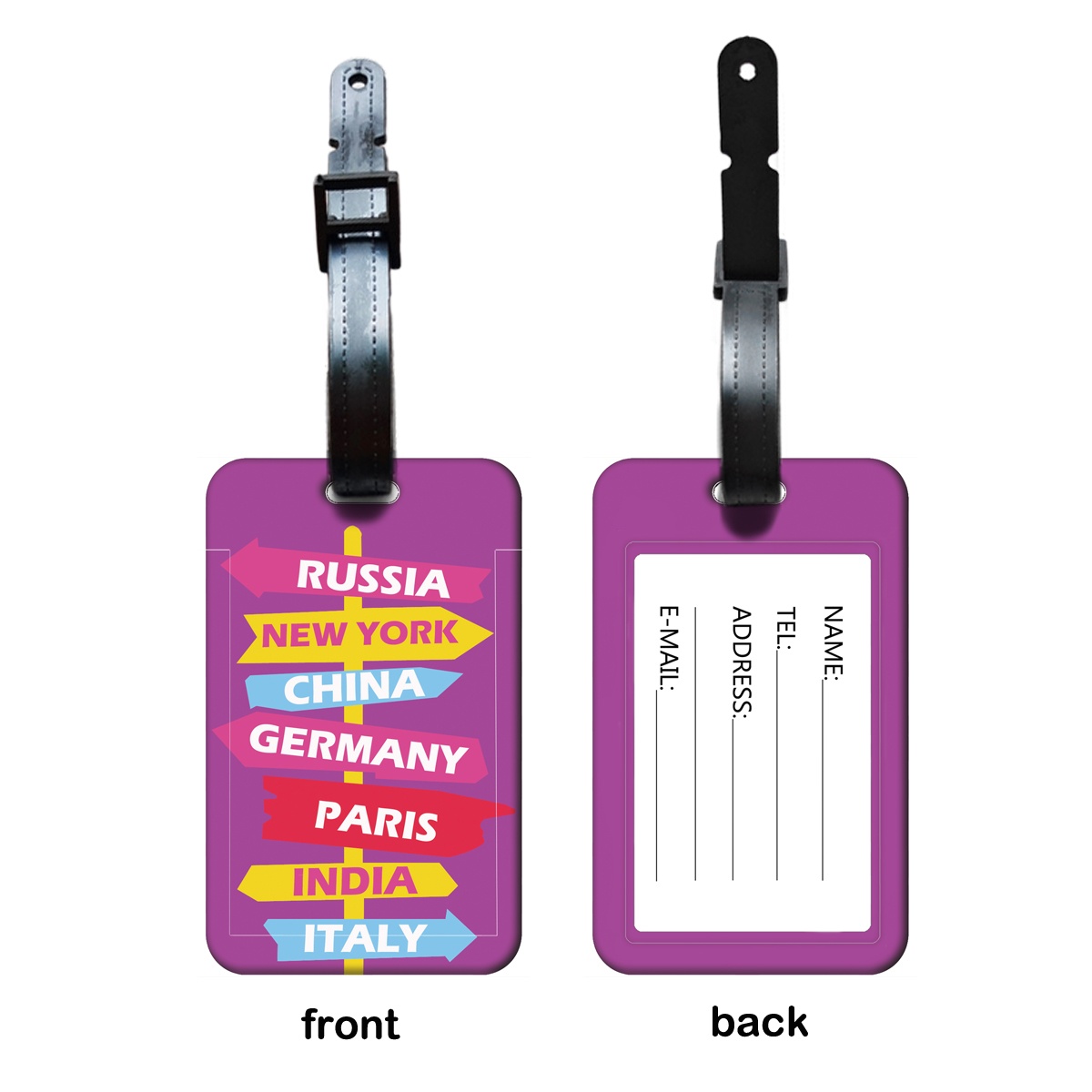 창의적인 도로 표지판 표시 러기지 태그 여행 가방, 배 - Travel Luggage Set 리뷰 및 가격