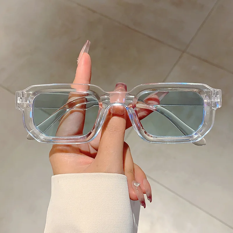 빈티지 직사각형 프레임 선글라스 야외 남성 선글라스 럭 - Designer Sunglasses 리뷰 및 가격