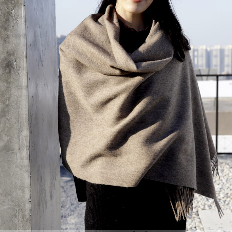 양모 겨울 스카프 여성 패션 목도리 성인 솔리드 스카프 - Cashmere Scarf 리뷰 및 가격