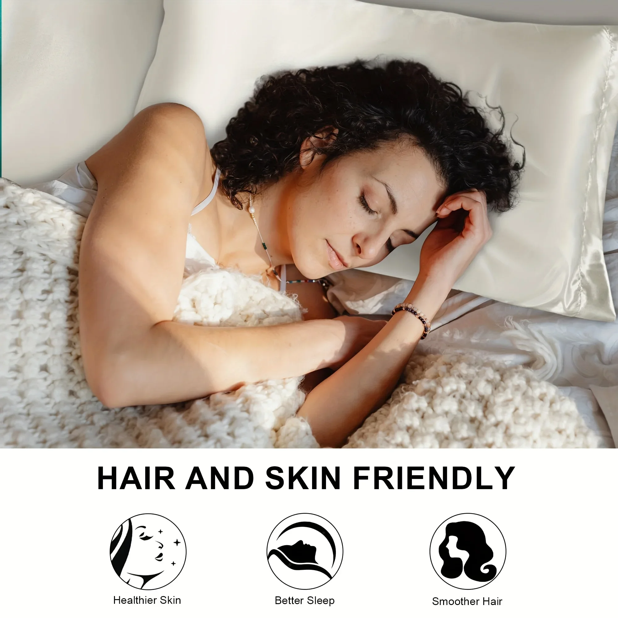 2pcs 럭셔리 새틴 봉투 베개 커버 솔리드 컬러, 하 - Silk Pillowcase 리뷰 및 가격