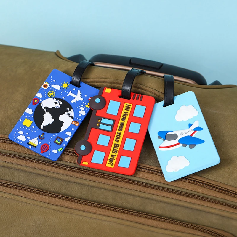 귀여운 만화 자동차 PVC 실리콘 수하물 태그 여행 수 - Travel Luggage Set 리뷰 및 가격