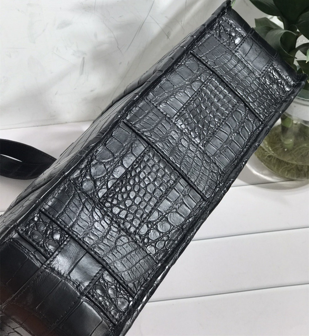 새로운 악어가죽 노트북 가방, 진짜 악어가죽 남성용 서 - Leather Briefcase 리뷰 및 가격