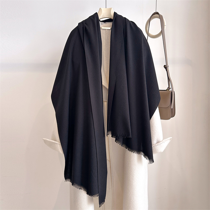 럭셔리 겨울 캐시미어 스카프 여성 솔리드 손수건 따뜻한 - Cashmere Scarf 리뷰 및 가격