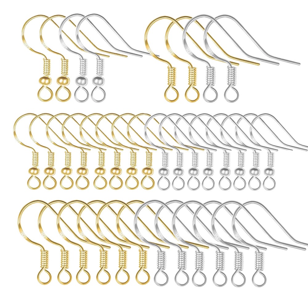 금도금 귀걸이 고리 100개 귀걸이 와이어 백 부자재  - Gold Plated Jewelry 리뷰 및 가격