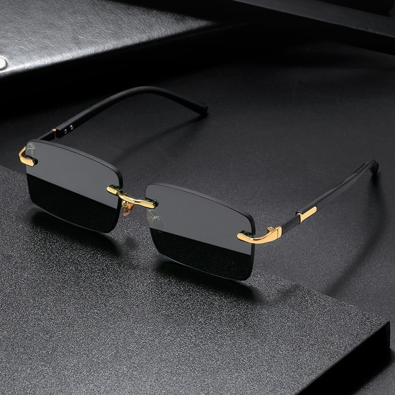 레트로 선글라스 남성 브랜드 디자이너 패션 무테 선글라 - Designer Sunglasses 리뷰 및 가격