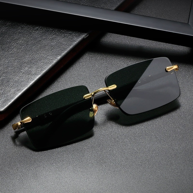레트로 선글라스 남성 브랜드 디자이너 패션 무테 선글라 - Designer Sunglasses 리뷰 및 가격