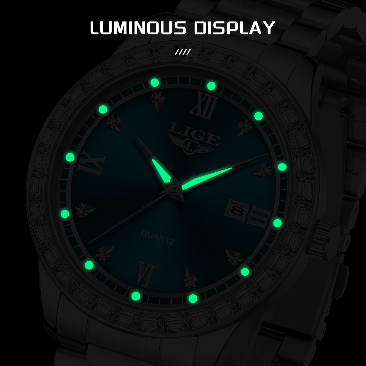 LIGE 남자를위한 럭셔리 패션 쿼츠 시계 간단한 비즈 - Luxury Watch Men 리뷰 및 가격