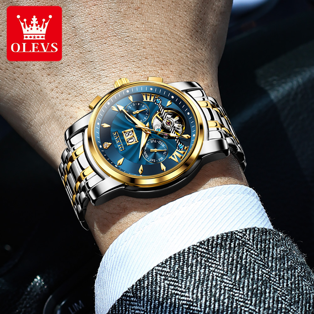 OLEVS 남성 시계 럭셔리 패션 고급 스틸 스트랩 캘 - Luxury Watch Men 리뷰 및 가격