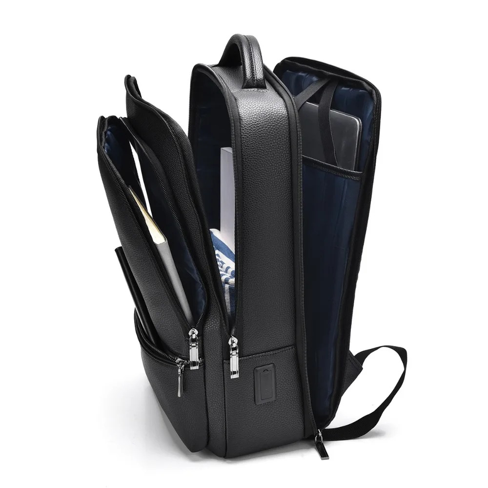 PU 가죽 남성 백팩 USB 충전 패션 서류 가방 사무 - Leather Briefcase 리뷰 및 가격