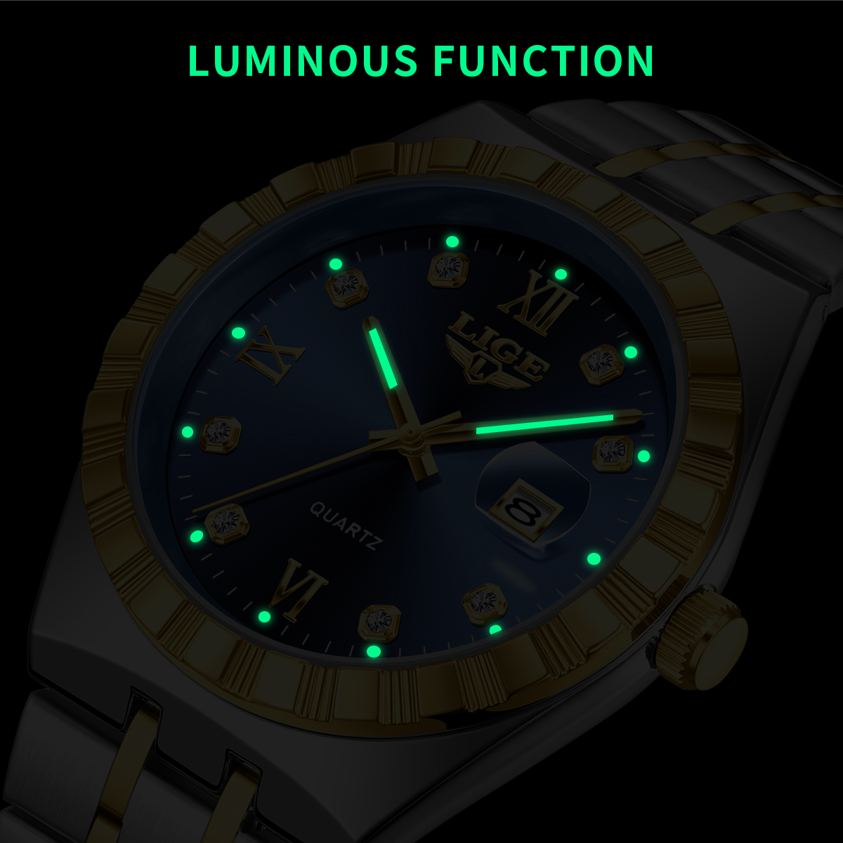 LIGE 비즈니스 남성용 시계 탑 브랜드 명품 캐주얼  - Luxury Watch Men 리뷰 및 가격
